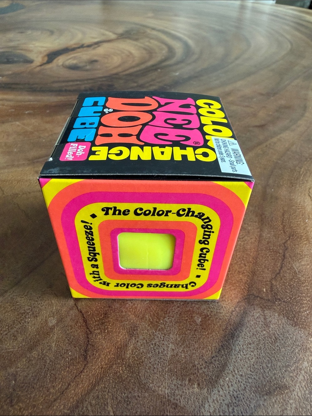 NWT NEEDOH Color-Changing Cube -  Yellow - Picture 2 of 4